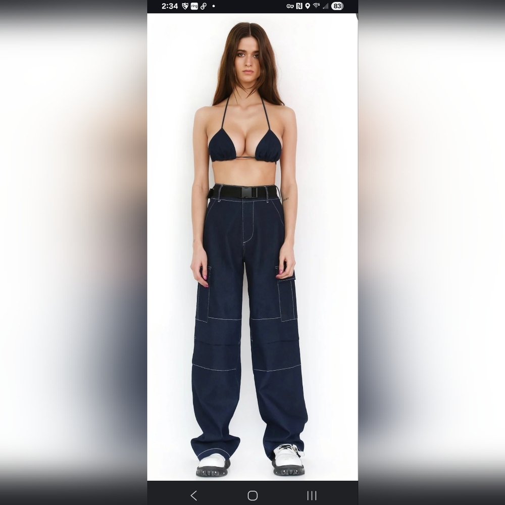 I.AM.GIA Blue Straight Leg Jeans High-Waisted